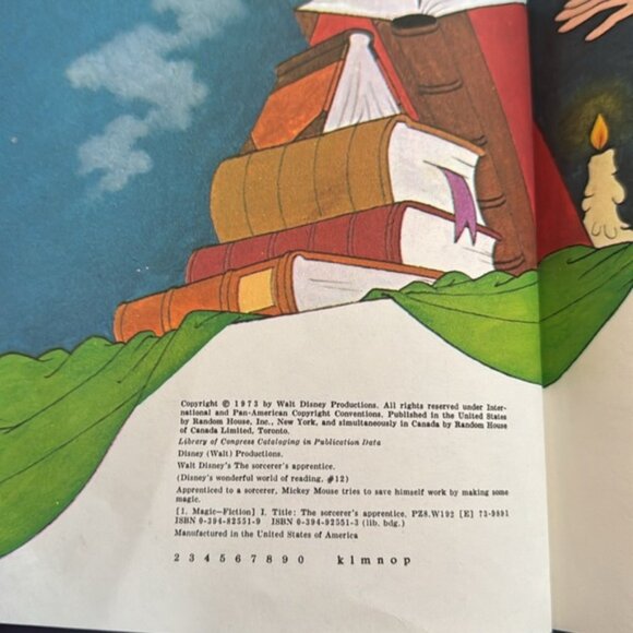 Vintage Disney Children's Books Collector's Wonderful World of Reading HC - Picture 7 of 8